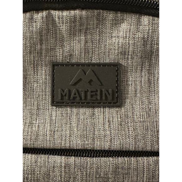 Matein Gray/Blk Backpack with USB - Picture 2 of 11